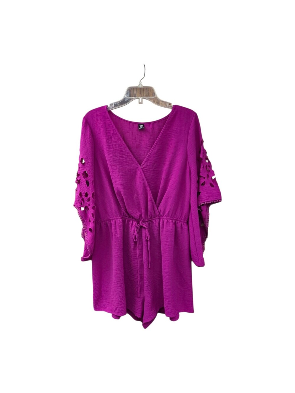 Magenta hot pink romper vacation cruise summer spring